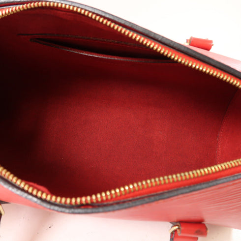 LOUIS VUITTON LV GHW Sufflo Shoulder Bag Epi Red