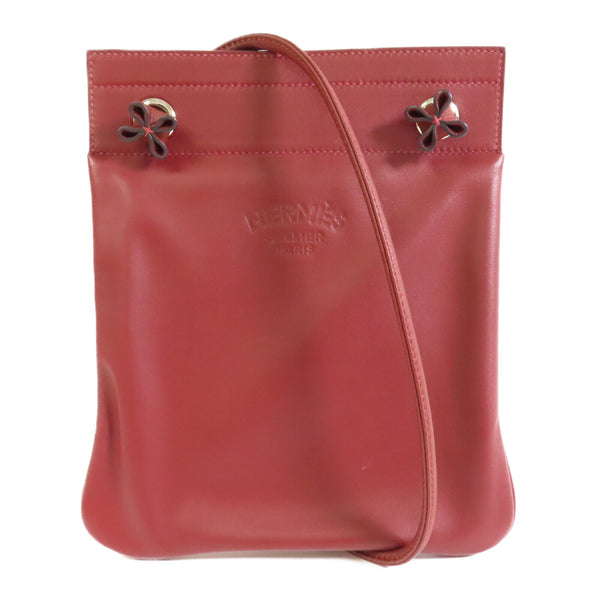 HERMES PHW Aline Shoulder Bag Crossbody Veau Swift Leather Bordeaux Color