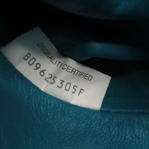 BOTTEGA VENETA Mini Pouch Bag Crossbody Patent Leather Emerald Green