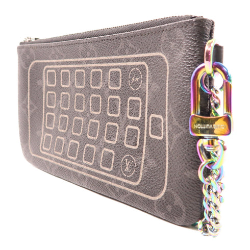 LOUIS VUITTON LV iPhone Case Monogram Eclipse M64433 Black