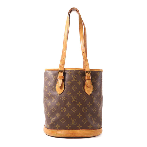 LOUIS VUITTON LV GHW Bucket PM Shoulder Tote Bag M42238