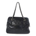 CHANEL CC SHW Chain Shoulder Bag Calfskin Leather Black v13