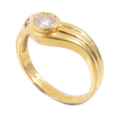 FINE JEWELRY 0.23ct Diamond Ring US#4.75 18K Yellow Gold