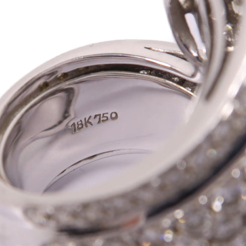 Fine Jewelry Diamond Ring Accessories US#6 18K White Gold