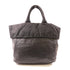 PRADA Handbag Nylon Leather Black