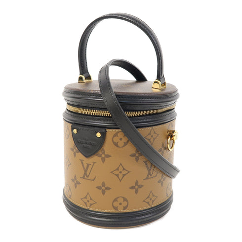 LOUIS VUITTON LV GHW Cannes 2 Way Shoulder Bag M43986 Monogram Reverse Brown v2