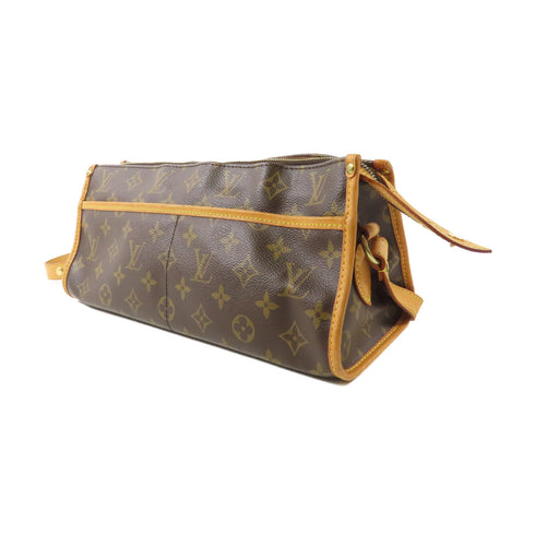 LOUIS VUITTON LV GHW Popincourt Long Shoulder Bag M40008 Monogram Brown v1