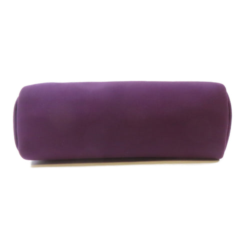 HERMES PHW Herbag PM 2 Way Shoulder Handbag Canvas Leather Cassis Bleu Indigo