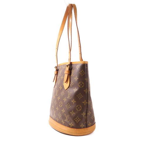 LOUIS VUITTON LV GHW Bucket PM Shoulder Tote Bag M42238