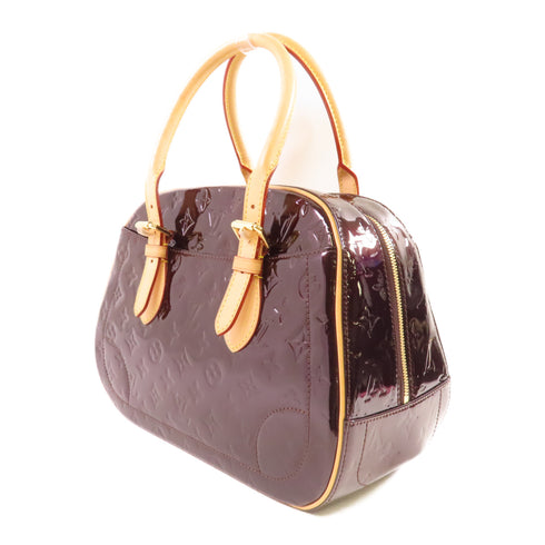 LOUIS VUITTON LV GHW Vernis Summit Drive Handbag M93516 Monogram Vernis Amarante