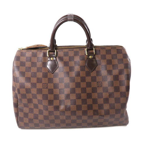 LOUIS VUITTON LV GHW Speedy 35 Handbag N41523 Brown
