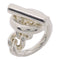 HERMES Croisette Ring 925 Sterling Silver US#4.5