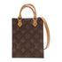 LOUIS VUITTON LV GHW Petit Sac Plat 2 Way Shoulder Bag M69442 Monogram Brown v1