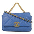 CHANEL Quilted CC Chanel 19 2Way Chain Shoulder Bag AS1160 Lambskin Leather Blue