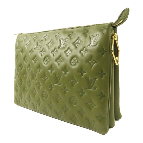 LOUIS VUITTON LV GHW Coussin MM 2 Way Shoulder Bag Monogram Embossed