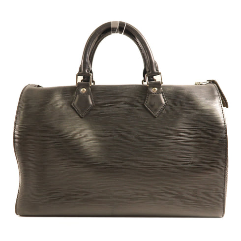 LOUIS VUITTON LV SHW Speedy 35 Handbag M42992 Epi Leather Black