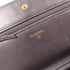 CHANEL GHW Wallet On Chain WOC Shoulder Bag Calfskin Leather Velvet Gray/Black