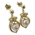 FINE JEWELRY Earrings 14K Yellow Gold/PVC Gold/White