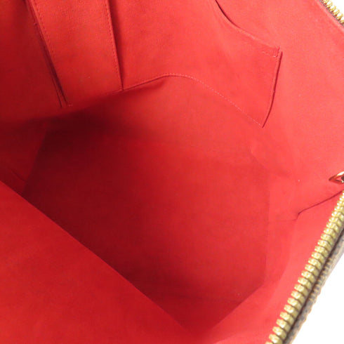 LOUIS VUITTON LV GHW Saleya MM Shoulder Tote Bag N51182 Damier Brown v1