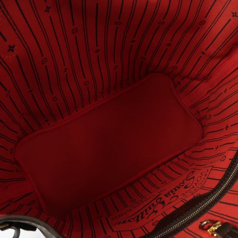 LOUIS VUITTON LV GHW Neverfull MM Handbag Tote Bag N51105 Damier Ebene Brown