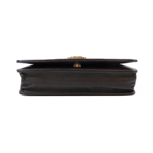 CHANEL Quilted CC GHW Boy WOC Wallet On Chain Shoulder Bag AP1117 Caviar Black