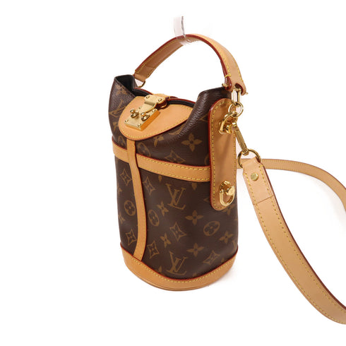 LOUIS VUITTON LV GHW Duffle 2 Way Shoulder Bag Handbag M43587 Monogram Brown v2