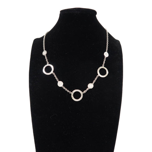 BVLGARI Diamond Necklace 18K White Gold v1