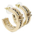 CHANEL CC Earrings Metal Gold/Black