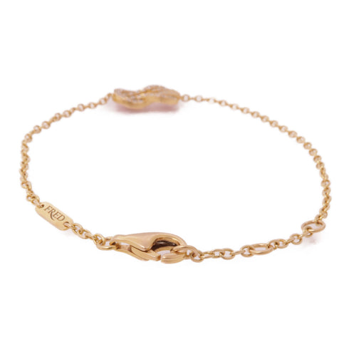 FRED Bracelet with Diamond 18K Rose Gold