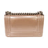 CHANEL CC SHW Chanel Boy 20 Shoulder Bag Patent Leather Pink