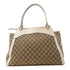 GUCCI GG GHW Tote Bag Shoulder Bag 189823 Canvas Brown/White
