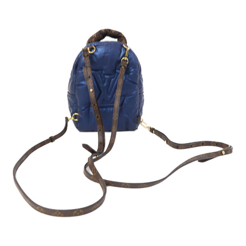 LOUIS VUITTON LV GHW Palm Springs Mini Backpack M21060 Nylon Blue