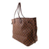 LOUIS VUITTON LV GHW Neverfull GM Shoulder Tote Bag N51106 Damier Ebene Brown