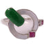 FINE JEWELRY Jade Ring 18K White Gold US#6.75