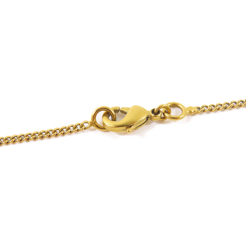 CHANEL CC Necklace Metal Brown/Gold