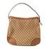GUCCI GG GHW Bree Micro Hobo Shoulder Bag 449244 Canvas Brown