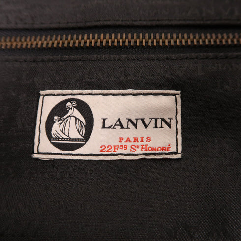 LANVIN Shoulder Tote Bag Denim Grey