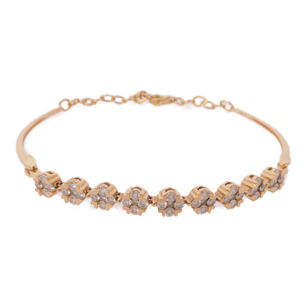 JEWELRY Diamond Bracelet 18K Pink Gold