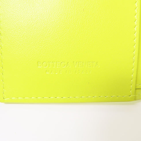 BOTTEGA VENETA BV Wallet Intrecciato Leather Lime