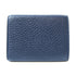 FENDI SHW Trifold Wallet Calfskin Leather Blue