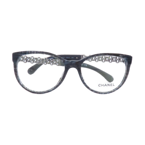 CHANEL CC Glasses Accessories #3321 QC 1527 PVC Black Grey