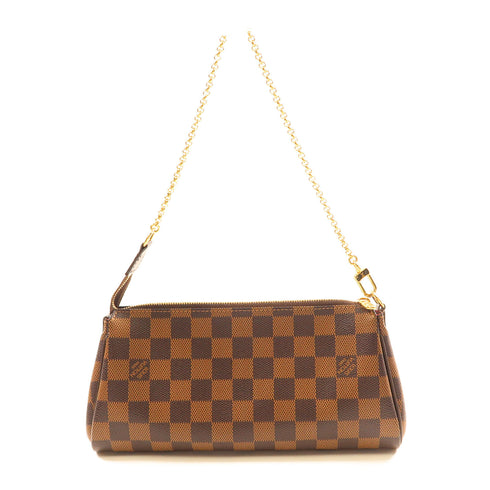 LOUIS VUITTON LV GHW Eva 2 Way Shoulder Bag N55213 Damier Brown v2