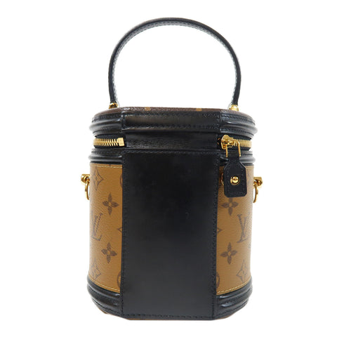 LOUIS VUITTON LV GHW Cannes 2 Way Shoulder Bag M43986 Monogram Reverse Brown