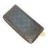 GUCCI GG GHW Zipper Long Wallet 307982 Calfskin Leather Brown