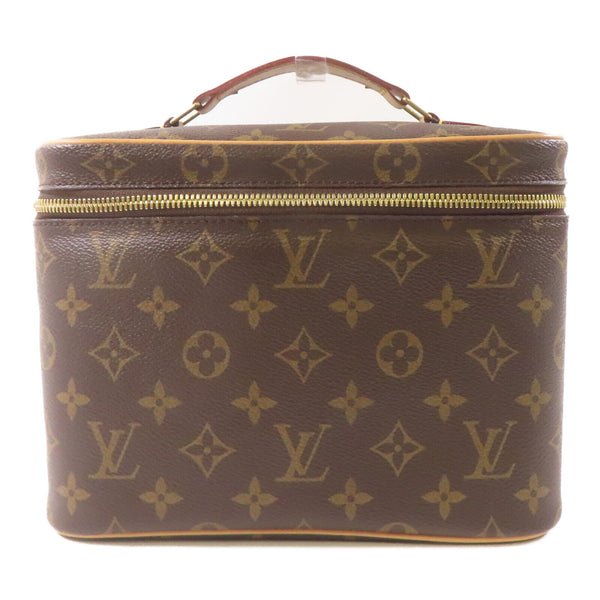 LOUIS VUITTON LV GHW Nice BB Handbag M42265 Monogram Brown