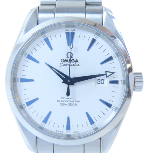 OMEGA Seamaster Aqua Terra Automatic Watch 2502.33 Stainless Steel White