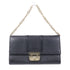 Kate Spade GHW Wallet On Chain Calfskin Leather Black