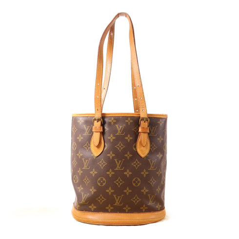 LOUIS VUITTON LV GHW Bucket PM Shoulder Tote Bag M42238