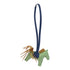HERMES Rodeo PM Charm Veau Swift Leather Vert Criquet/Sesame/Bleu De Malte