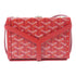 GOYARD SHW Minaudiere Trunk Bag Shoulder Bag Coated Canvas/Leather Red/White